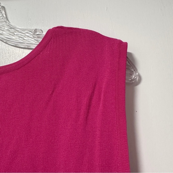 Choices Bright Pink Sleeveless Top Women’s Size XL Rayon Blend Scoop Neck EUC - Picture 11 of 16